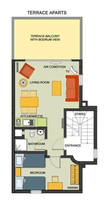 Emelce Apart Bodrum Exterior foto